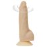 Naked Addiction Rotating 7 - roterende vibrator (18cm) - naturlig