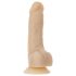Naked Addiction Rotating 7 - roterende vibrator (18cm) - naturlig