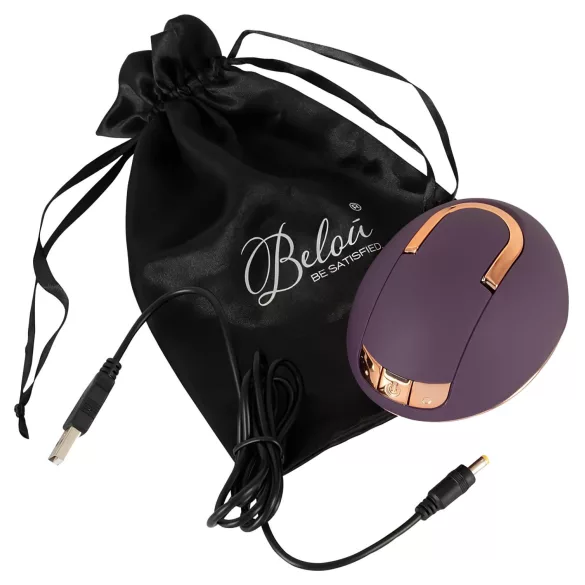 Belou - vulvamassager vibrator opladelig roterende - lilla