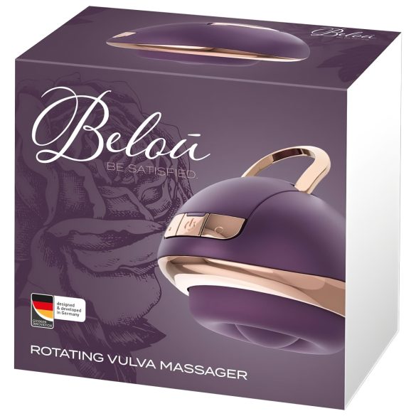 Belou - vulvamassager vibrator opladelig roterende - lilla