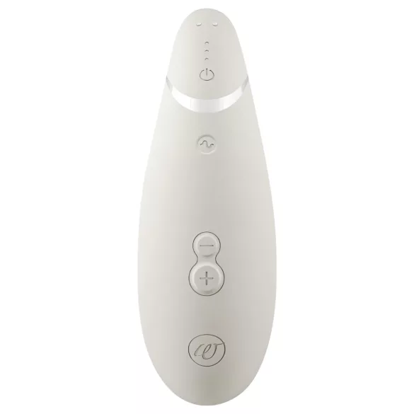 Womanizer Premium 2 - klitorisvibrator med lufttryk - hvid