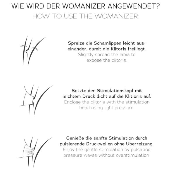 Womanizer Premium 2 - klitorisvibrator med lufttryk - rød