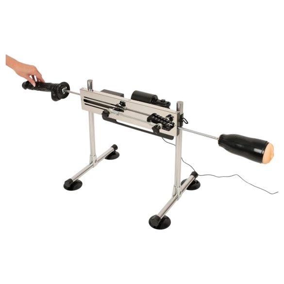 The Banger Fucking Machine - dobbelt sexmaskine med 2 dildoer og 1 kunstskede