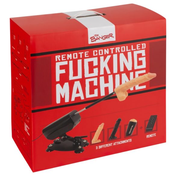The Banger Fucking Machine - sexmaskine + 2 dildoer og 1 kunstig vagina
