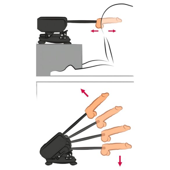 The Banger Fucking Machine - sexmaskine + 2 dildoer og 1 kunstig vagina