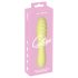 Cuties Mini 3 - genopladelig, vandtæt massagestav (gul)