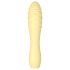 Cuties Mini 3 - genopladelig, vandtæt massagestav (gul)