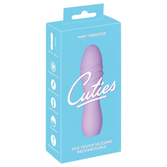 Cuties Mini 3 - genopladelig, vandtæt spiralvibrator (lilla)