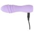 Cuties Mini 3 - genopladelig, vandtæt spiralvibrator (lilla)