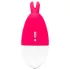 Happyrabbit - klitorisvibrator med fjernbetjening - genopladelig - rød