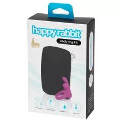   Happyrabbit - Vibrerende penisring med opbevaring - Silikone lilla