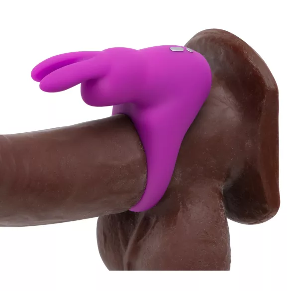 Happyrabbit - Vibrerende penisring med opbevaring - Silikone lilla