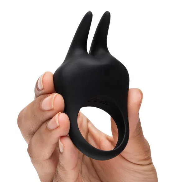 Fifty Shades - Kælen penisring med klitorisstimulator (sort)