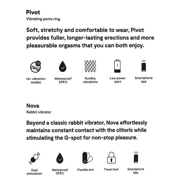 We-Vibe Date Night - parvibratorsæt - 2 dele