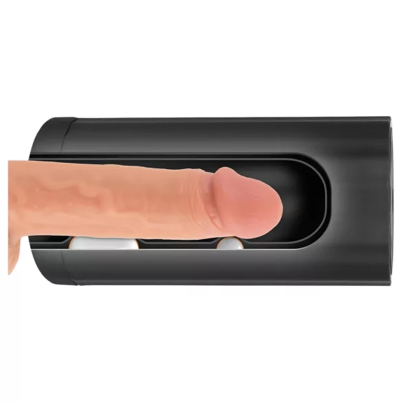 Rebel - blowjob masturbator - 3 funktioner - genopladelig - sort