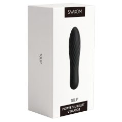 Svakom Tulip - mini stavvibrator - genopladelig - sort