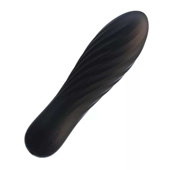 Svakom Tulip - genopladelig, mini stavvibrator (sort)