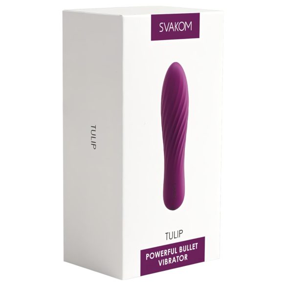 Svakom Tulip - mini vibrator med genopladeligt batteri - lilla