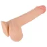 Nature Skin - dildo med hud - 19 cm (naturfarvet)