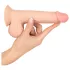 Nature Skin - dildo med hud - 19 cm (naturfarvet)