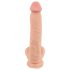 Naturlig hud - dildo med hud - 25cm (naturlig)
