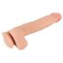 Naturlig hud - dildo med hud - 25cm (naturlig)