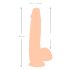 Naturlig hud - dildo med hud - 25cm (naturlig)