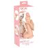 Naturlig hud - dildo med hud - 25cm (naturlig)