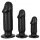 Anos Training Kit - anal plug sæt (3-delt, sort)
