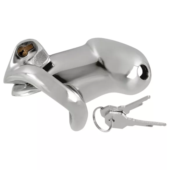 Fetish - penisketbur - metal - sølv