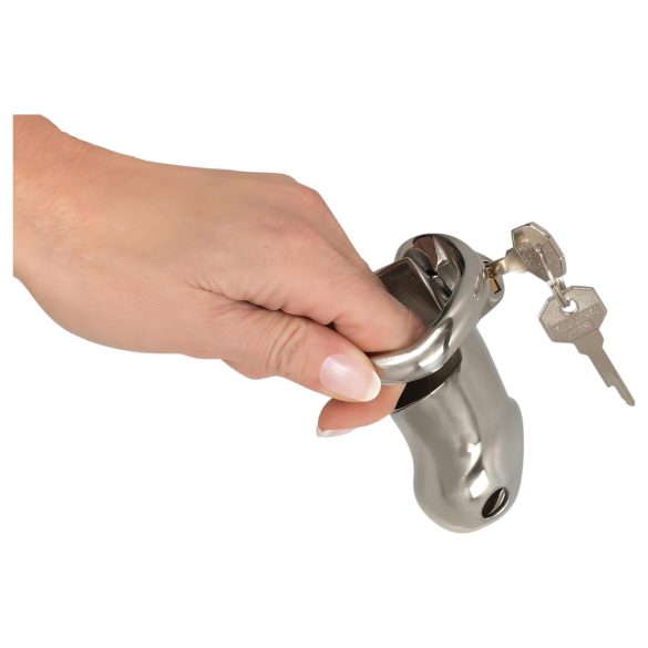 Fetish - penisketbur - metal - sølv