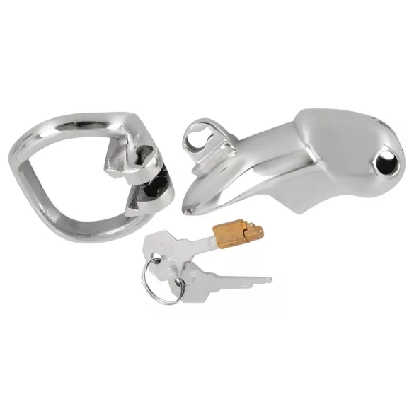 Fetish - penisketbur - metal - sølv