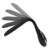 Penisplug dilator - genopladelig, vibrerende dilator (1 cm, sort)