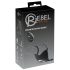 Rebel - Genopladelig Penisring og Testikelvibrator (sort)