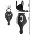 Rebel - Genopladelig Penisring og Testikelvibrator (sort)