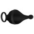 Rebel - Genopladelig Penisring og Testikelvibrator (sort)