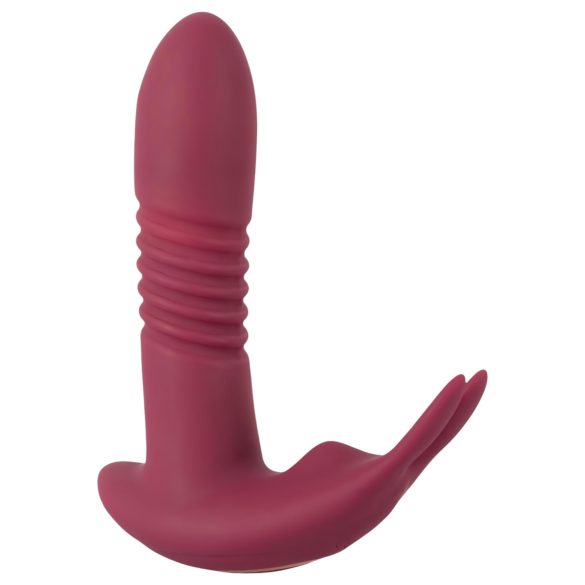 Javida RC - klitorisvibrator med fjernbetjening - 3 funktioner - rød
