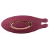 Javida RC - klitorisvibrator med fjernbetjening - 3 funktioner - rød