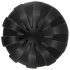 ANOS - ribbet blød anal plug - 5 cm (sort)