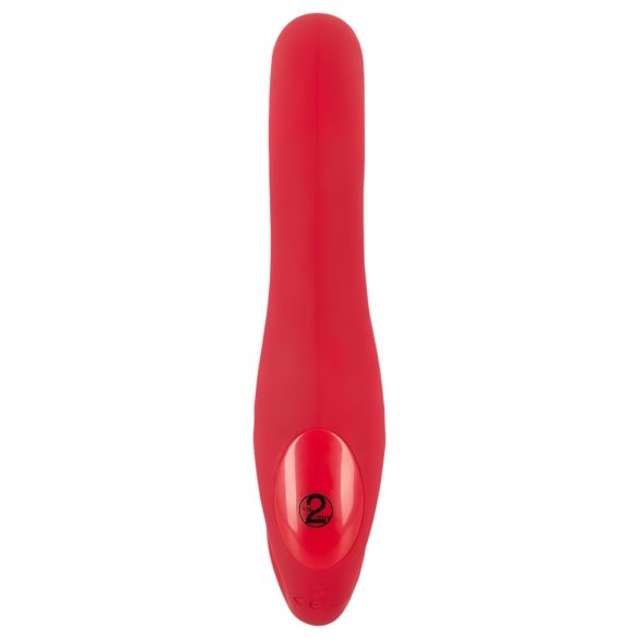 You2Toys - strapless strap-on vibrator - fjernbetjening - rød