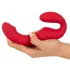 You2Toys - strapless strap-on vibrator - fjernbetjening - rød