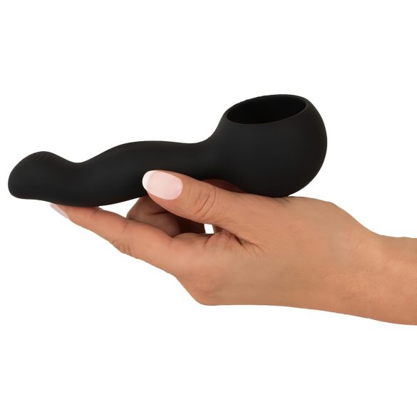 Couples Choice - parvibrator med varme - genopladelig - sort