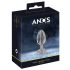 ANOS Metal anal plug 3,8cm - Sølv med metalbur