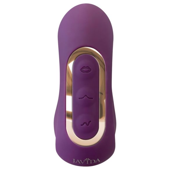 Javida - klitorisvibrator 4i1 - vibrator med sugefunktion - lilla