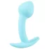 Cuties Mini Butt Plug - silikone analplug (blå, 2,6 cm)