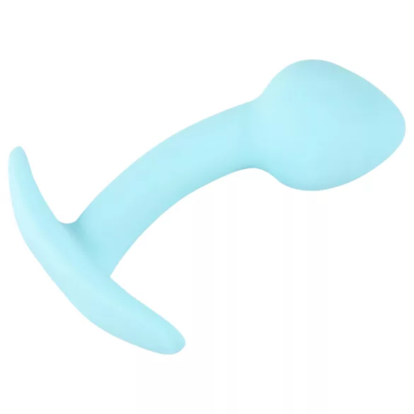 Cuties Mini Butt Plug - silikone analplug (blå, 2,6 cm)