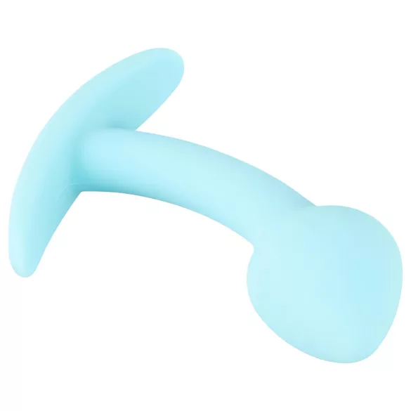 Cuties Mini Butt Plug - silikone analplug (blå, 2,6 cm)