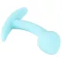 Cuties Mini Butt Plug - silikone analplug (blå, 2,6 cm)