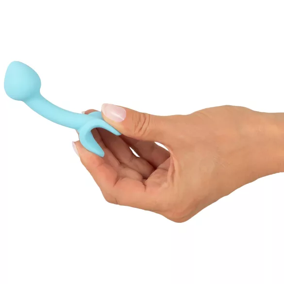 Cuties Mini Butt Plug - silikone analplug (blå, 2,6 cm)