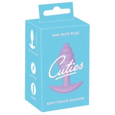 Cuties - mini analprop - blød silikone - lilla 2,8cm